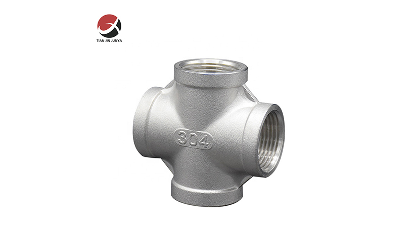 不鏽鋼等徑(jing)四通管件