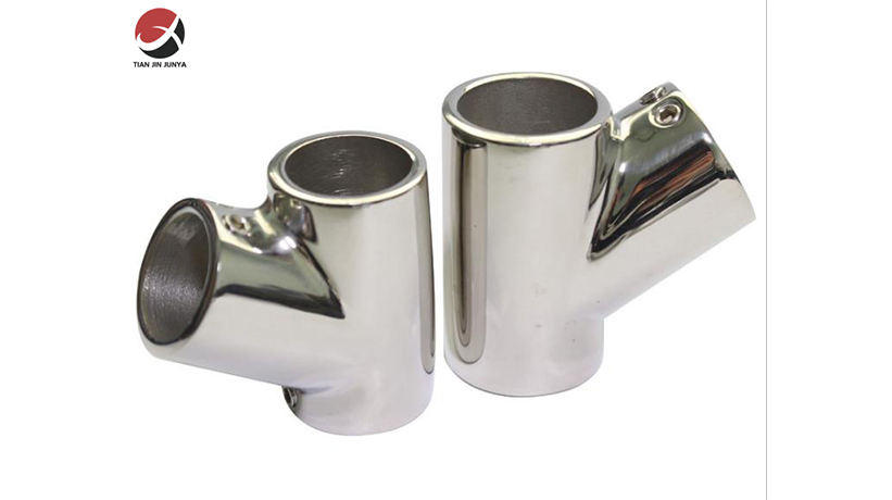  不鏽鋼60度三(sān)通船用五金配件(jiàn)