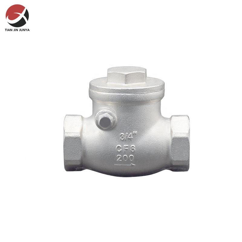 不鏽鋼(gang)内螺紋卧式(shì)單向止回閥(fa)